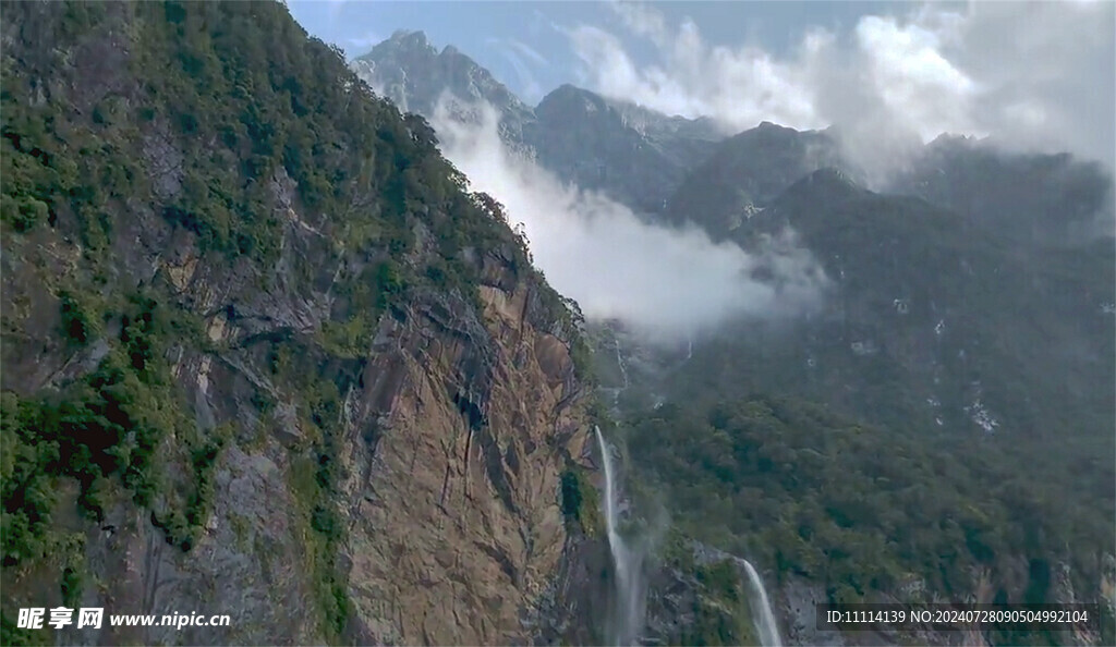 新西兰米福峡湾风景