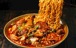 麻辣鸡腿面