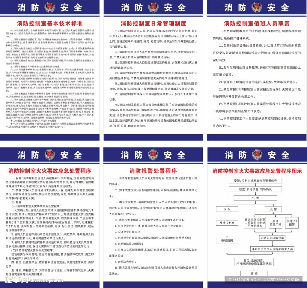 消防安全制度牌