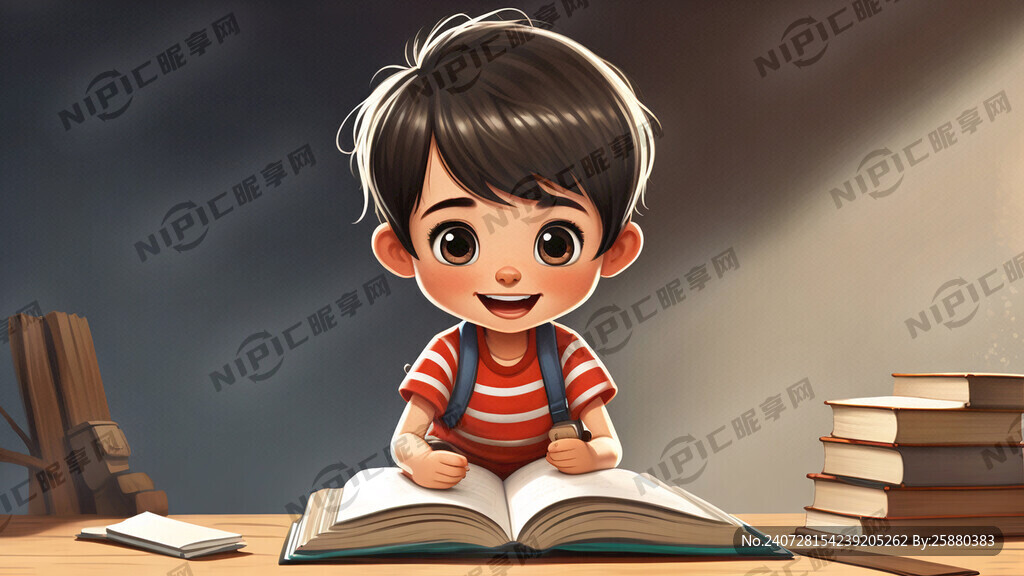 无背景   卡通小孩   可爱