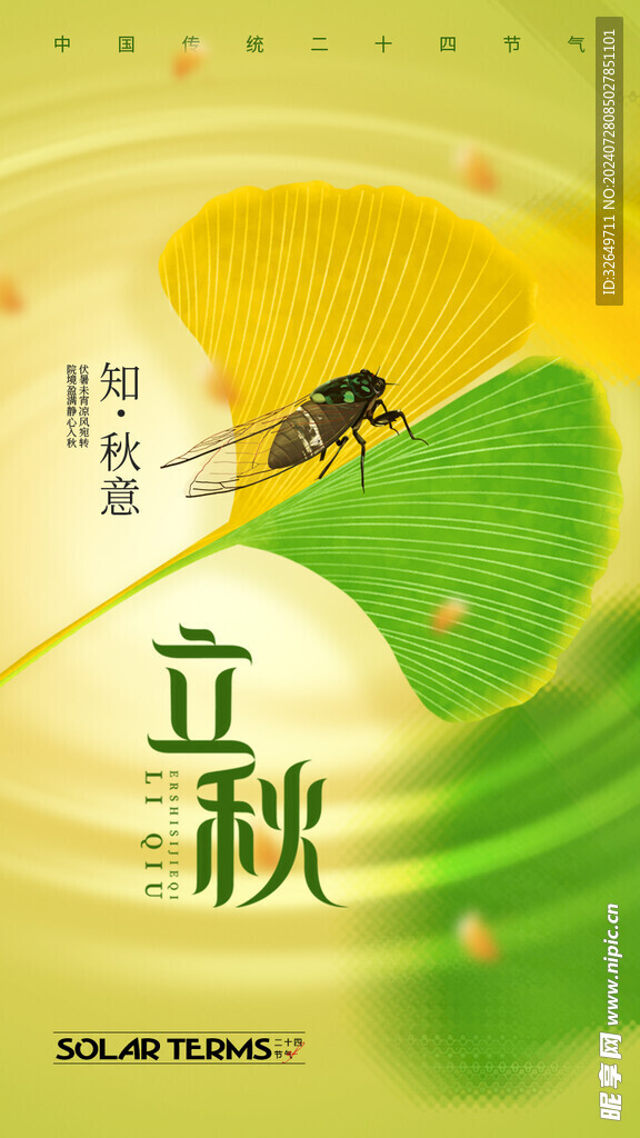 立秋海报 