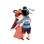织女七夕情人节素材