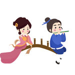 牛郎织女七夕情人节素材