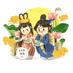 牛郎织女七夕情人节素材
