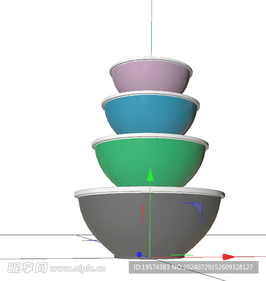 C4D模型 碗