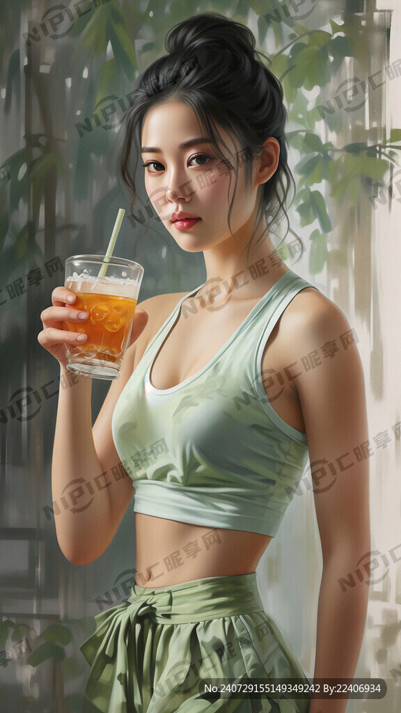 中国20岁美女 健身的服装