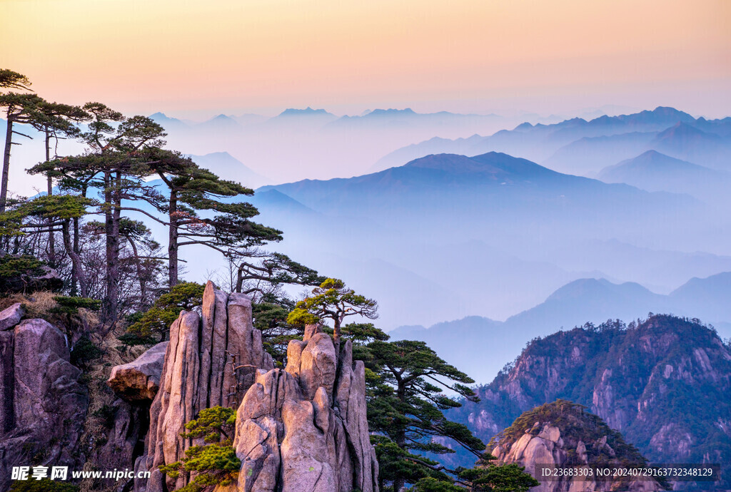 黄山风景名胜图片