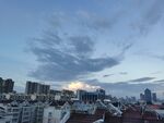 夏日天空小区楼顶