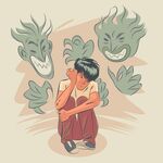 心理健康创意插画