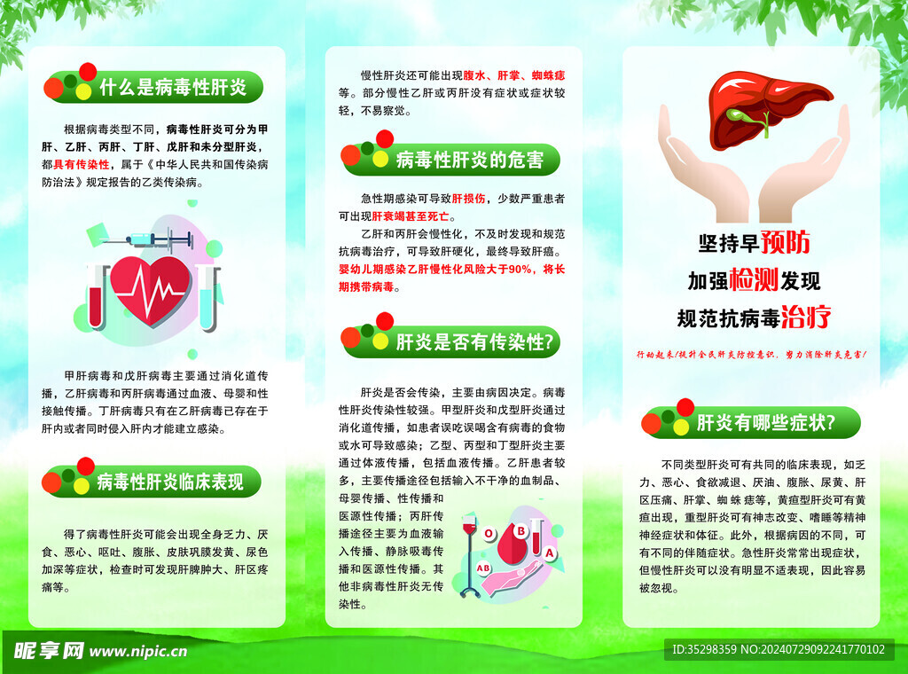 预防肝炎 反面