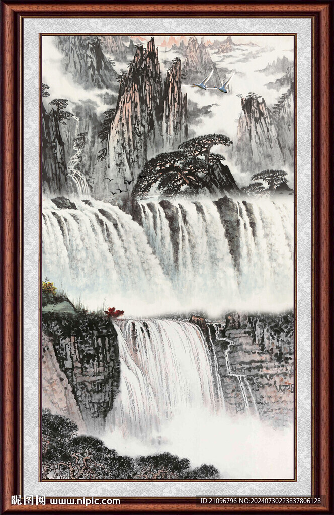 大厅风景画 
