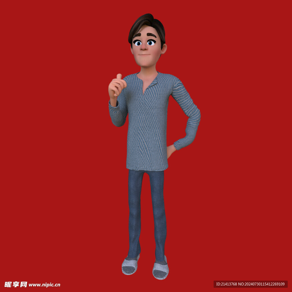 3D动画男孩 