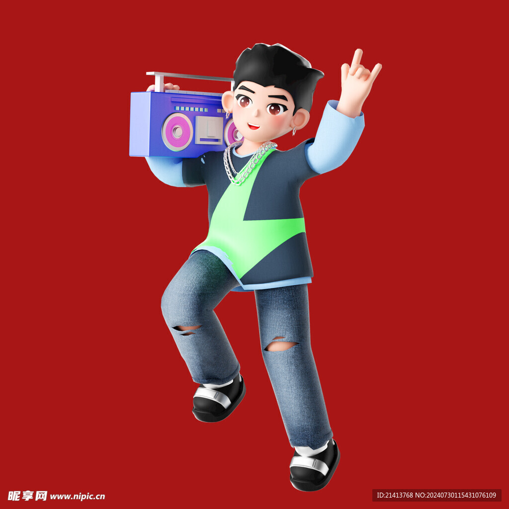 3D动画男孩 