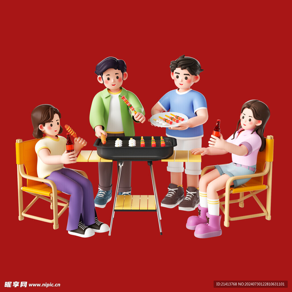幸福家庭人物  