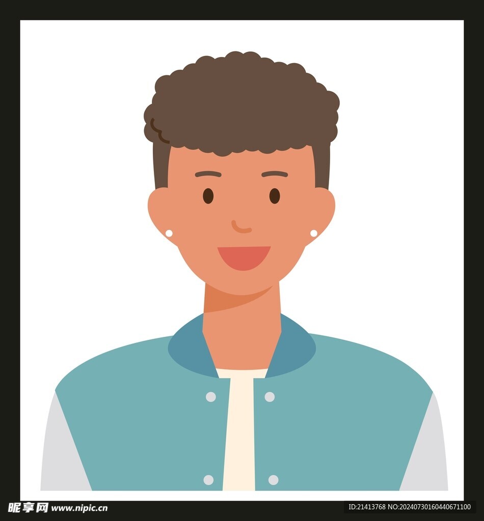 手绘男人男孩