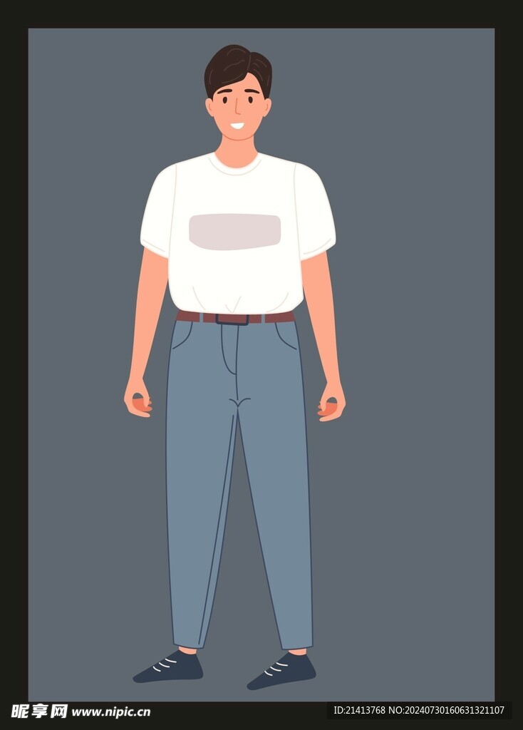手绘男人男孩