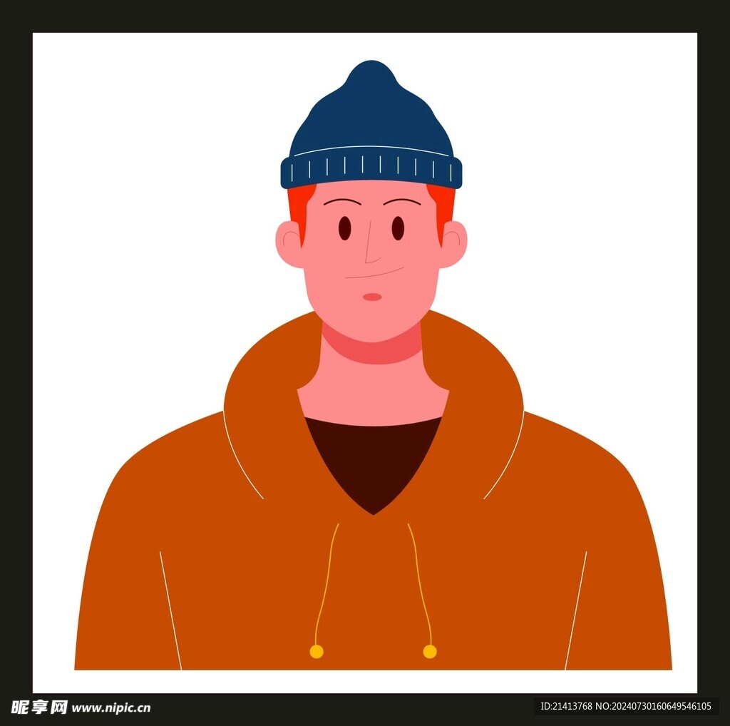 手绘男人男孩