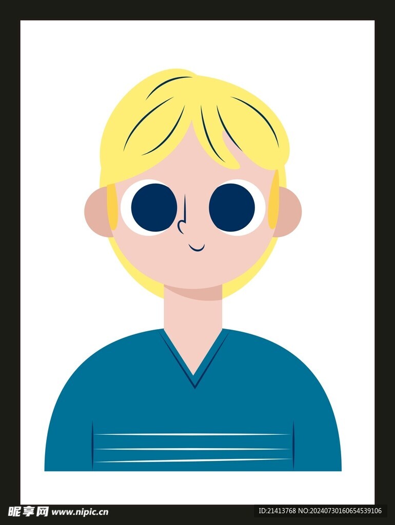 手绘男人男孩