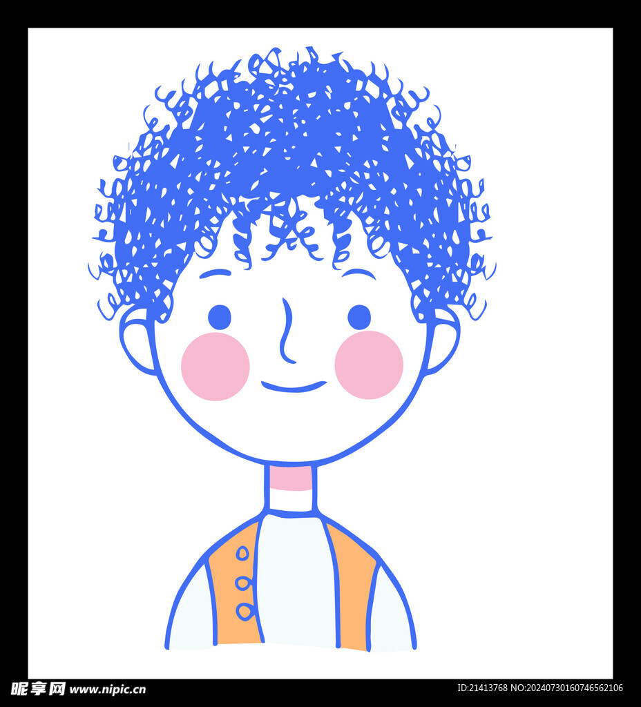 手绘男人男孩