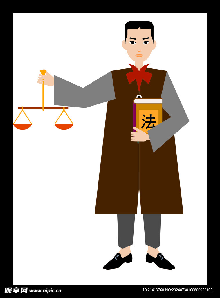 手绘男人男孩