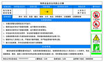 设备安全风险公示牌