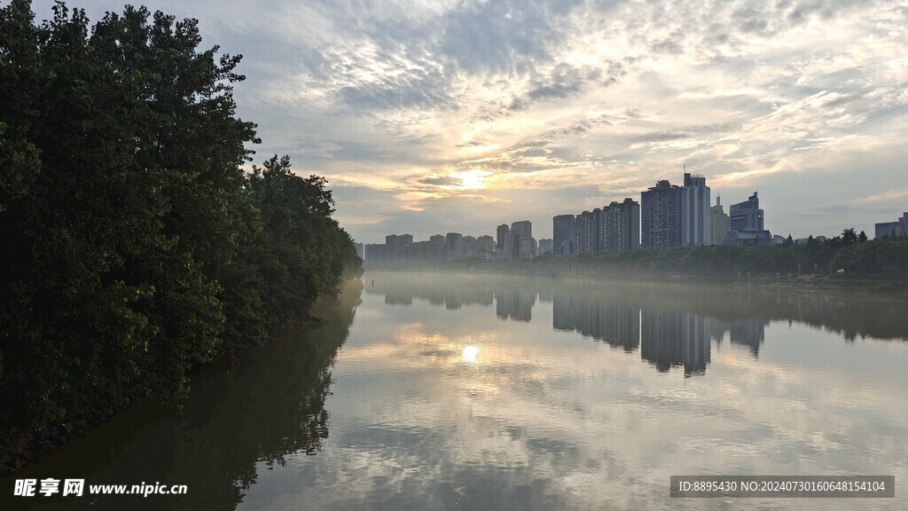 婺江夕阳