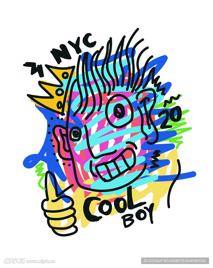 涂鸦男孩