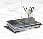 C4D模型 书