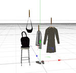  C4D模型 衣服