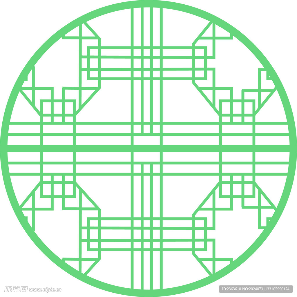 镂空边框花纹雕刻造型