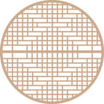 镂空边框花纹雕刻造型