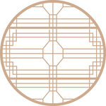 镂空边框花纹雕刻造型
