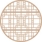 镂空边框花纹雕刻造型