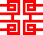 古代窗花镂空边框花纹雕刻