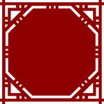 镂空边框花纹雕刻造型
