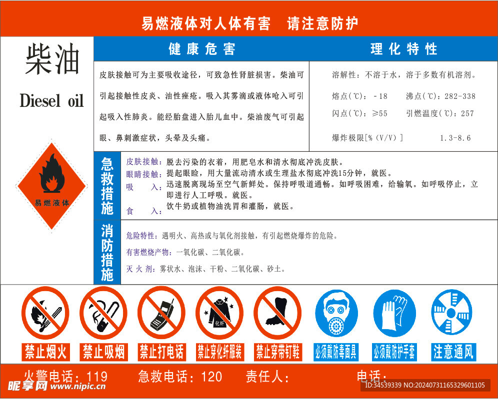 易燃液体对身体的有害