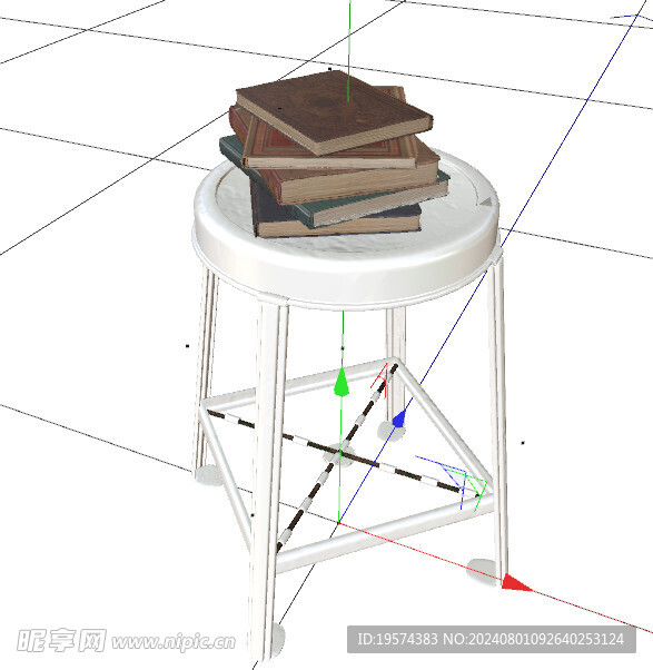 C4D模型 凳子