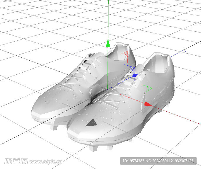 C4D模型 鞋子