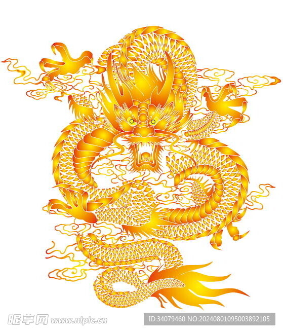 手绘龙