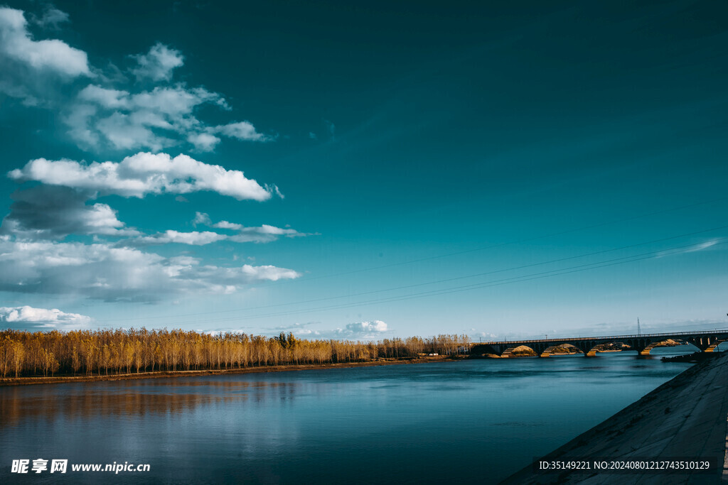 兰西县呼兰河风景