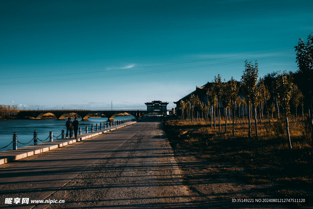 兰西县呼兰河风景