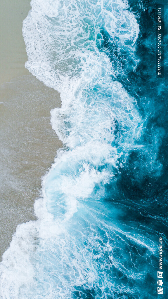 海浪花图片