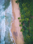 大海 浪花 海边 海浪 海水图