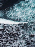 大海 浪花 海边 海浪 海水图