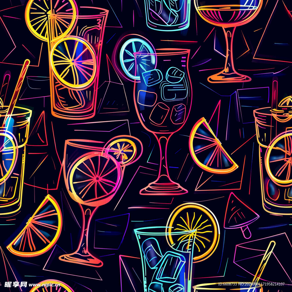 洋酒果汁饮料鸡尾酒背景
