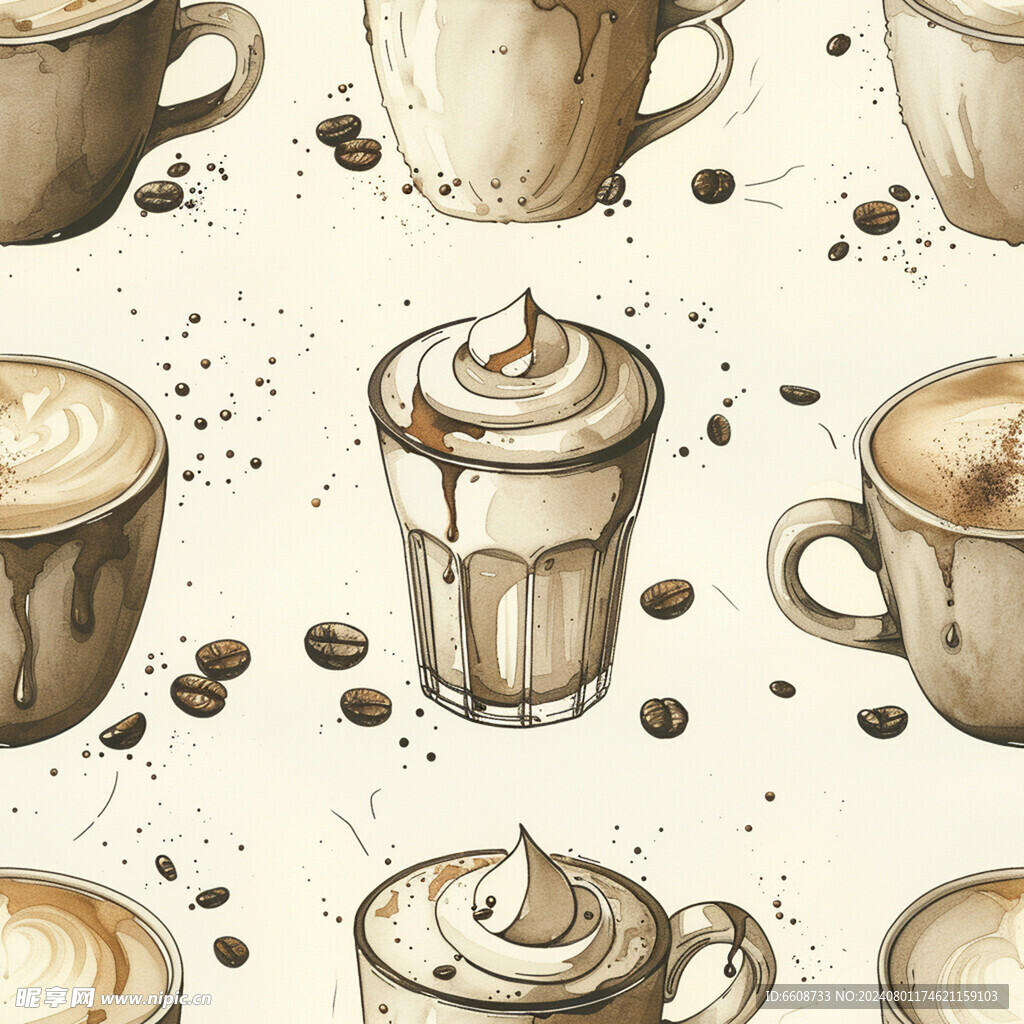 咖啡背景咖啡设计