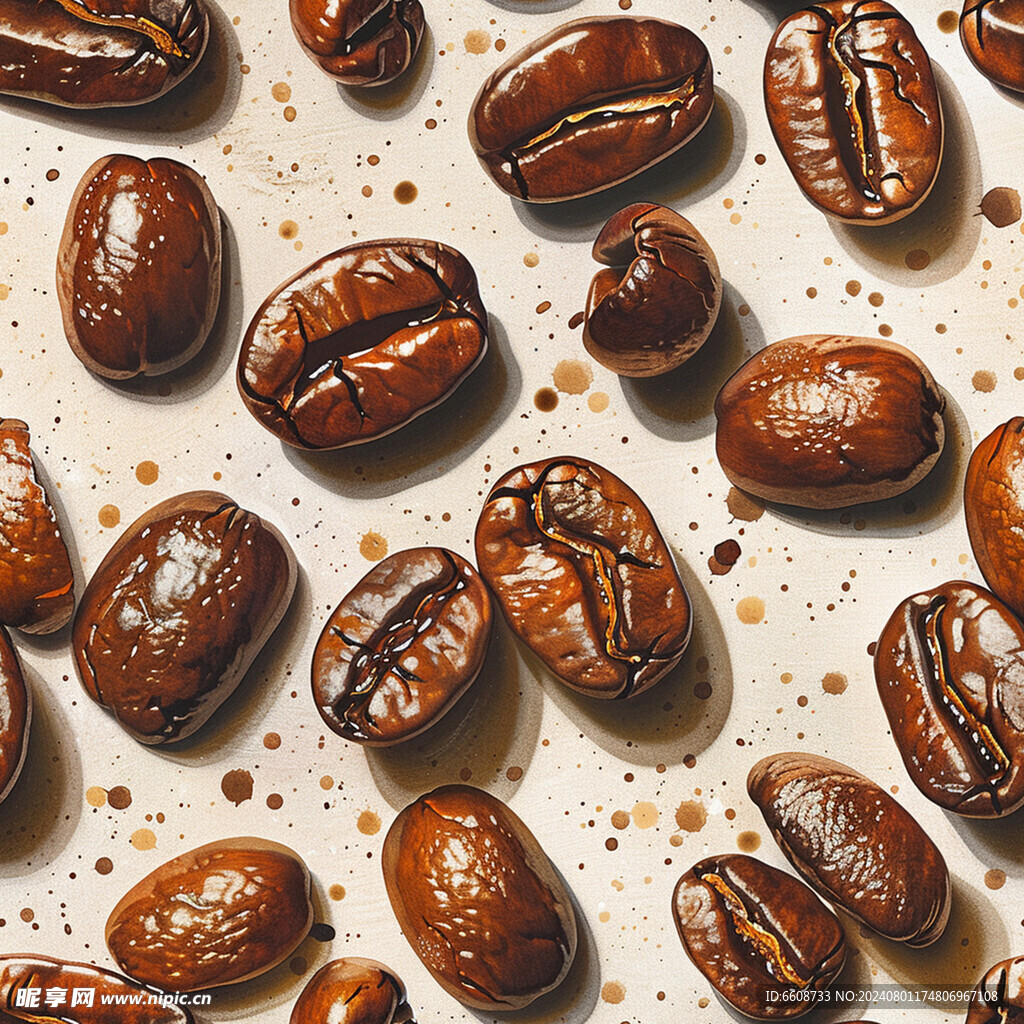 咖啡豆背景咖啡豆素材