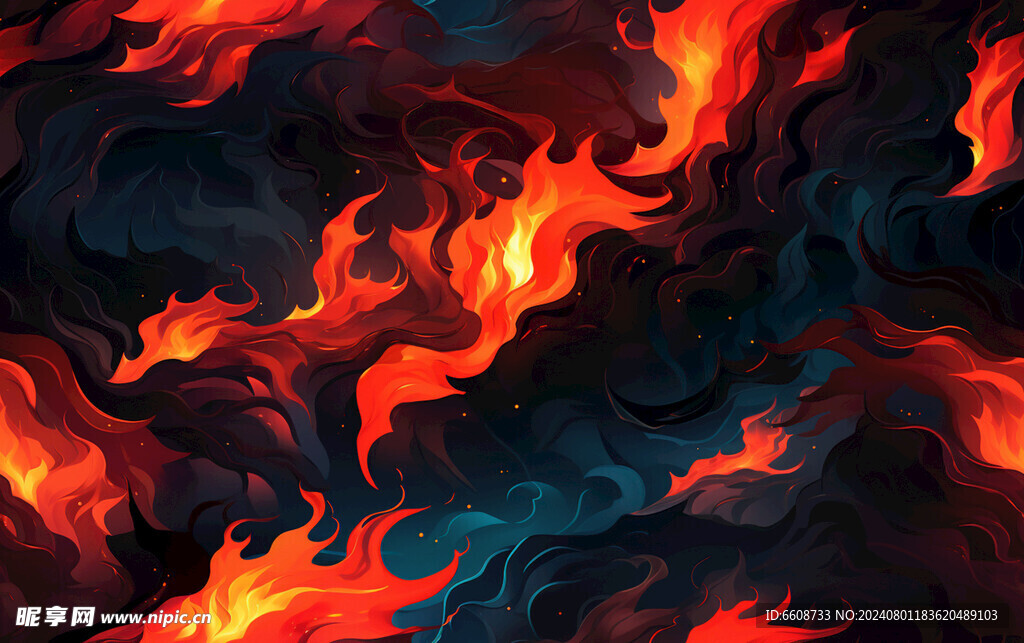 火焰燃烧火苗烈火