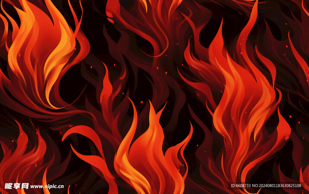 火焰烈火火苗燃烧