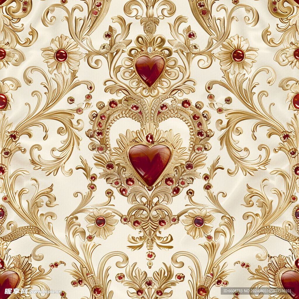 心形红心爱情背景素材